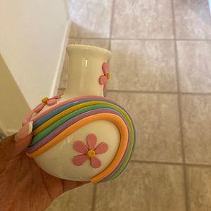 handmade vase made from clay